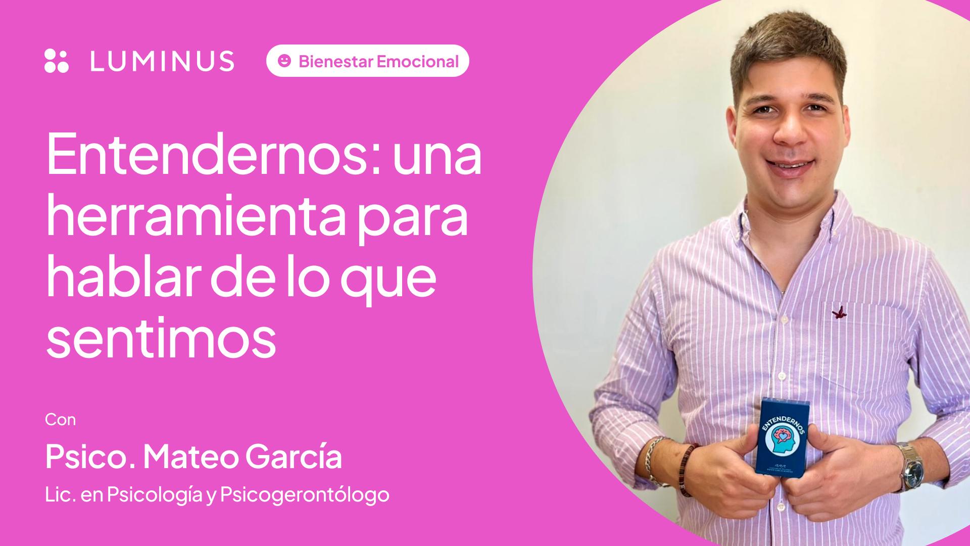 Entendernos: una herramienta para hablar de lo que sentimos
